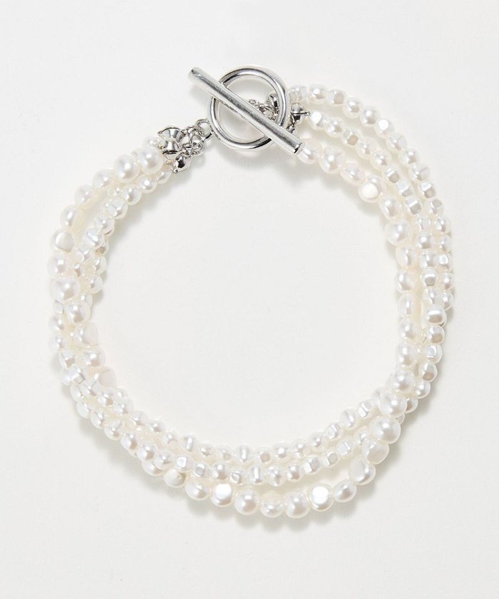 【フィービィー/phoebe】のレイヤードバロックパールマンテルブレスレット シルバー インテリア・キッズ・メンズ・レディースファッション・服の通販 founy(ファニー) https://founy.com/ ファッション Fashion レディースファッション Fashion for Women ジュエリー Jewelry チェーン＆カフブレスレット Cuff & Chain Bracelets アクセサリー Fashion Accessories シルバー Silver, Metallic Silver ドレス Dress, One-Piece バロック Baroque, Baroque Design パール Pearl, Pearl Accent フォルム Silhouette, Form ブレスレット Bracelet, Wristband エレガント 上品 Elegant |ID: prp329100004807805 ipo3291000000034888668