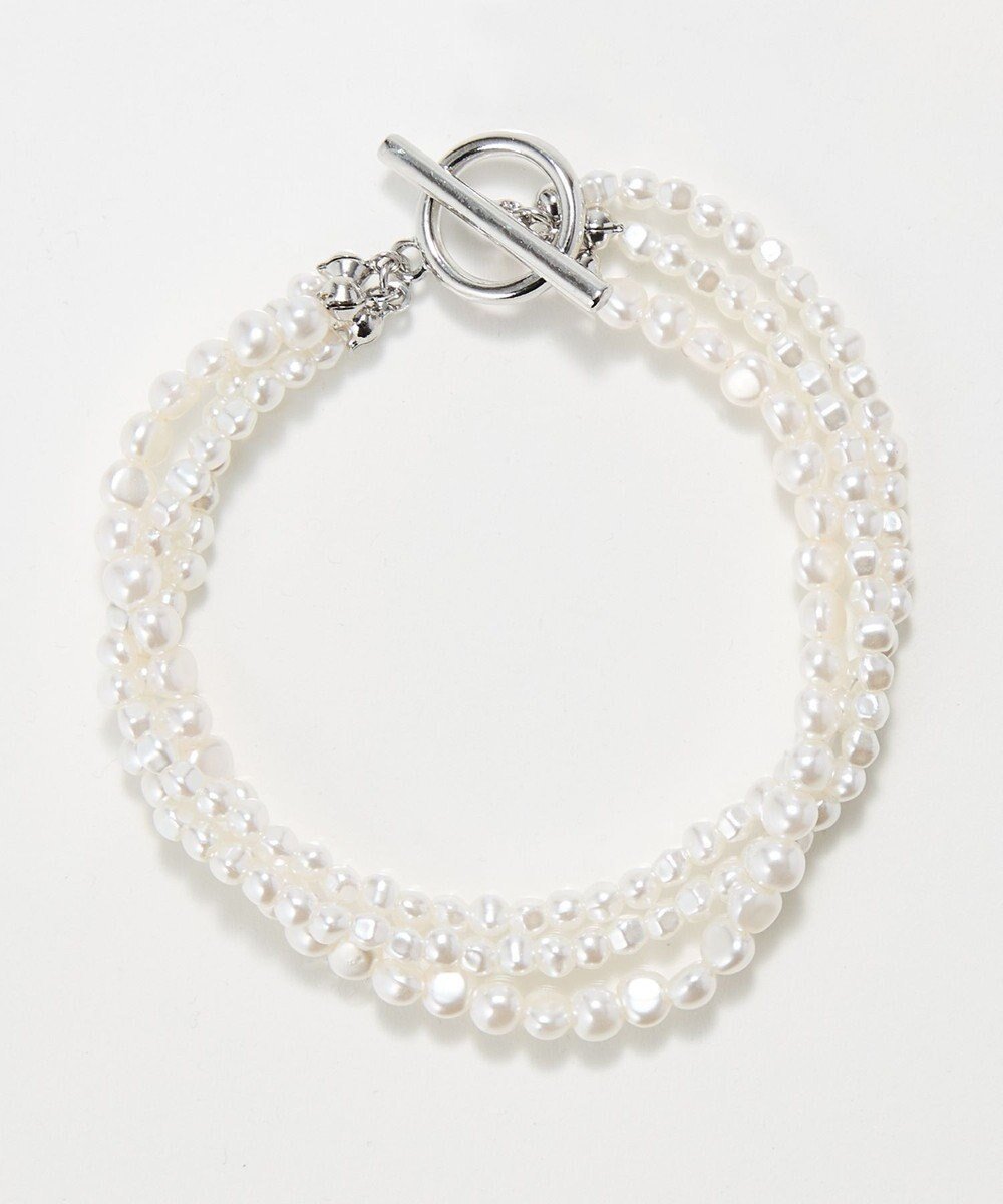 【フィービィー/phoebe】のレイヤードバロックパールマンテルブレスレット シルバー インテリア・キッズ・メンズ・レディースファッション・服の通販 founy(ファニー) 　ファッション　Fashion　レディースファッション　Fashion for Women　ジュエリー　Jewelry　チェーン＆カフブレスレット　Cuff & Chain Bracelets　アクセサリー　Fashion Accessories　シルバー　Silver, Metallic Silver　ドレス　Dress, One-Piece　バロック　Baroque, Baroque Design　パール　Pearl, Pearl Accent　フォルム　Silhouette, Form　ブレスレット　Bracelet, Wristband　エレガント 上品　Elegant　シルバー|ID: prp329100004807805 ipo3291000000034888669