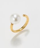 【フィービィー/phoebe】の〈金属アレルギー対応〉パールオープンリング/ステンレス/大ぶり/存在感◎/主役級 ホワイト|ID: prp329100004807806 ipo3291000000035875941