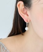 【フィービィー/phoebe】の〈金属アレルギー対応〉バランスパールフープイヤリング シルバー/ステンレス/大ぶり/存在感◎/主役級 シルバー|ID: prp329100004807814 ipo3291000000034888687