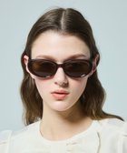 【トッカ/TOCCA】の【UVカット・ドレス生地製のソフトケース付き】 BIT CHIC SUNGLASSES カラーレンズサングラス ブラウン系|ID: prp329100004807818 ipo3291000000035573378