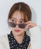 【トッカ/TOCCA】の【chayさん着用】【UVカット・ドレス生地製のソフトケース付き】LIGHT IN MY SUNGLASSES サングラス ライトグレー系|ID: prp329100004807820 ipo3291000000036210043