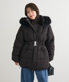 【グリーンパークス/Green Parks】の・swing by ファイバーダウンベルト付コート Black|ID: prp329100004807834 ipo3291000000035775574