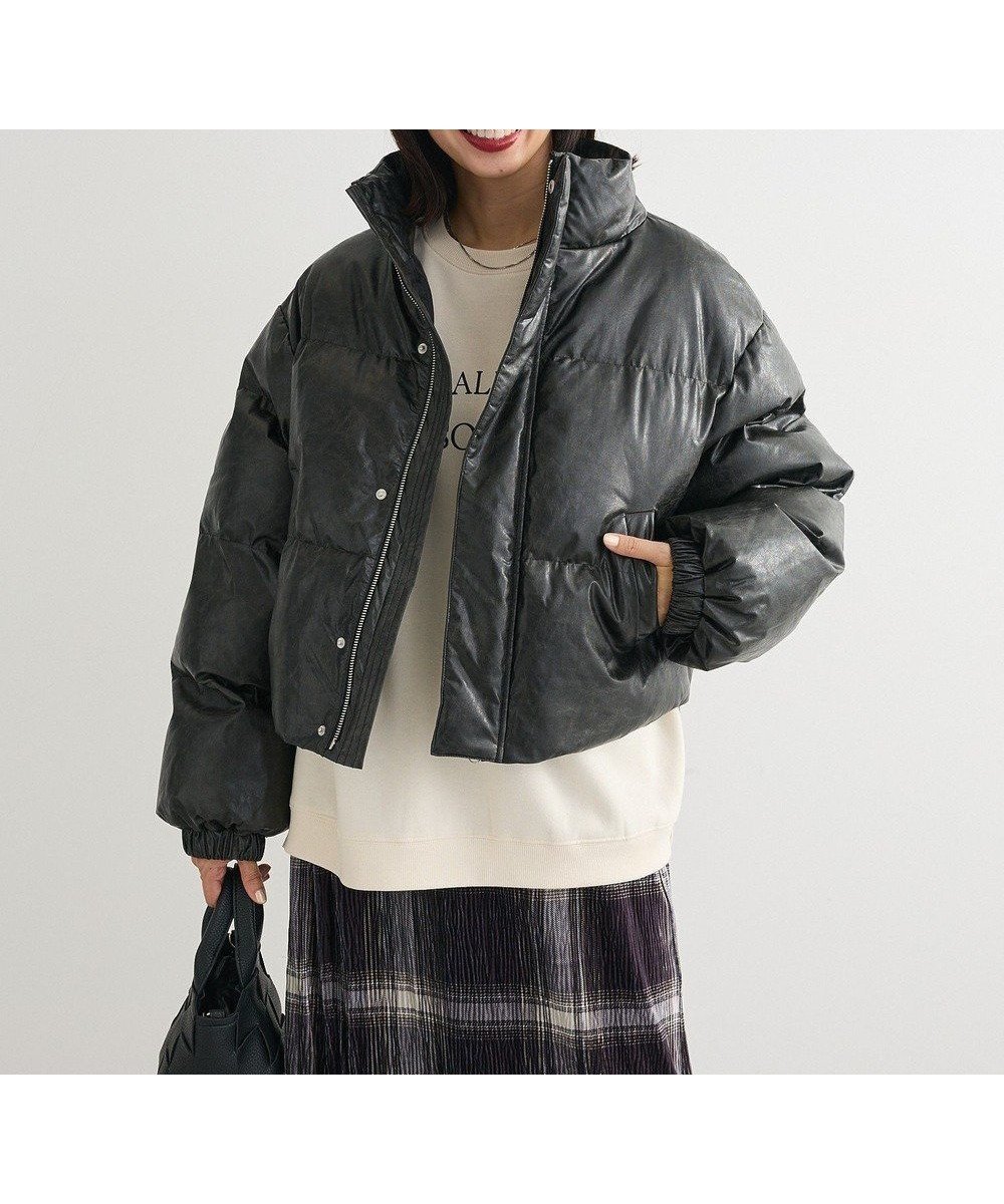 【グリーンパークス/Green Parks】の・swing by ビンテージソフトレザーブルゾ 人気、トレンドファッション・服の通販 founy(ファニー) 　ファッション　Fashion　レディースファッション　Fashion for Women　アウター　Coat / Outerwear Collection　レディースジャケット・軽アウター　Jackets　ブルゾンジャケット・スポーティアウター　Blouson Jackets　おすすめ　Recommended / Our Picks　ショート　Short, Short Length　ジャケット　Jacket, Outerwear　スリーブ　Sleeve, Long Sleeve / Short Sleeve　ブルゾン　Blouson, Bomber Jacket　ポケット　Pocket, Pocket Detail　A/W・秋冬　Autumn/Winter　 other-1|ID: prp329100004807835 ipo3291000000035629871