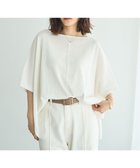 【イェッカ ヴェッカ/YECCA VECCA】のペーパーヤーンルーズニット 人気、トレンドファッション・服の通販 founy(ファニー) ファッション Fashion レディースファッション Fashion for Women トップス・カットソー Cut & Sew Tops ニット Knit Tops & Sweaters おすすめ Recommended / Our Picks サマー Summer, Summer Style セーター Sweater, Knitwear ビッグ Big, Oversized ヘムライン Hemline, Bottom Cut ポケット Pocket, Pocket Detail 夏 Summer 春 Spring S/S・春夏 SS, Spring/Summer, Warm Season 軽量 Lightweight, Ultra Light thumbnail White|ID: prp329100004807839 ipo3291000000034888790