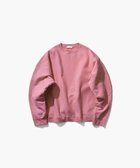 【エイトン/ATON】のNATURAL DYED URAKE オーバーサイズスウェットシャツ - UNISEX DARK PINK|ID: prp329100004808790 ipo3291000000035698650