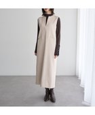 【イェッカ ヴェッカ/YECCA VECCA】のキーネックジャンスカ Light Beige|ID: prp329100004808791 ipo3291000000034898171