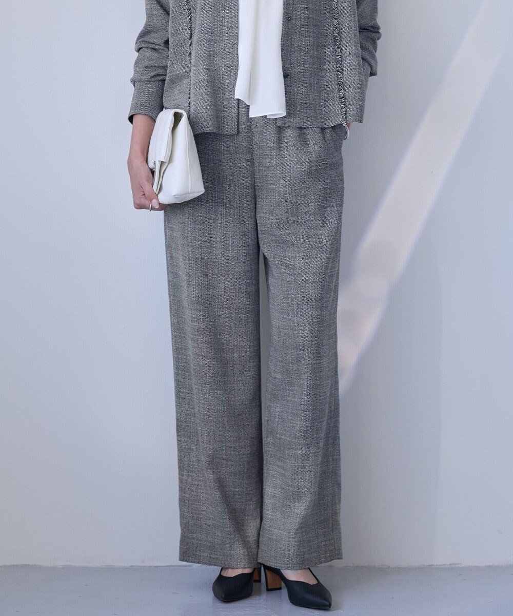 【アイシービー/iCB】のライトスラブツイード ワイドパンツ 人気、トレンドファッション・服の通販 founy(ファニー) 　ファッション　Fashion　レディースファッション　Fashion for Women　パンツ　Pants & Trousers　春　Spring　シンプル　Simple, Minimal　ジャケット　Jacket, Outerwear　ツイード　Twill, Twill Weave　ミックス　Mix, Mixed Style　ワイド　Wide, Wide Fit　S/S・春夏　SS, Spring/Summer, Warm Season　おすすめ　Recommended / Our Picks　夏　Summer　セレモニー　Ceremony　2026年　2026　 other-1|ID: prp329100004808809 ipo3291000000035213522