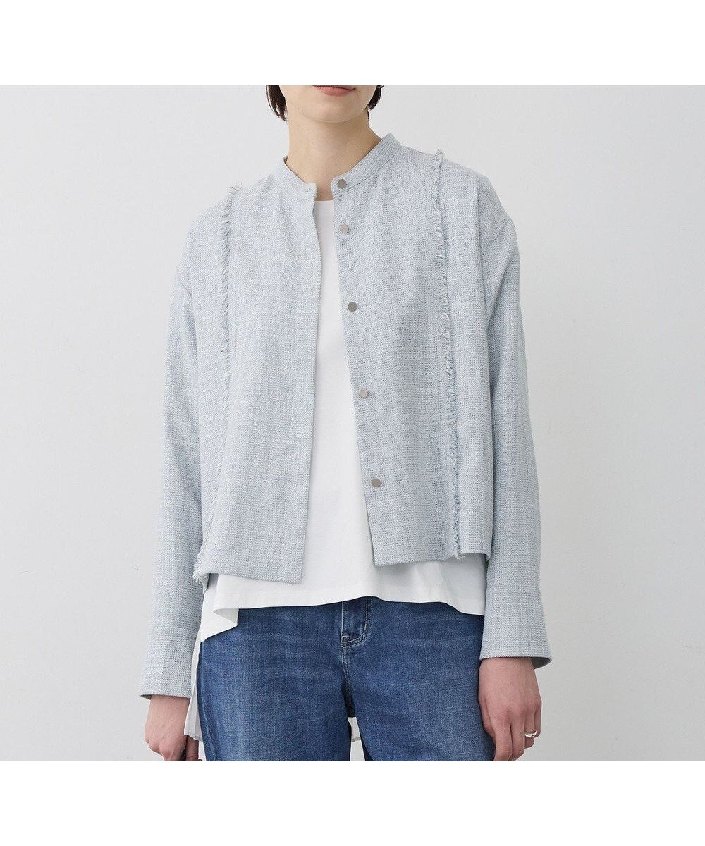 【アイシービー/iCB】の【先行予約】ライトスラブツイード シャツジャケット インテリア・キッズ・メンズ・レディースファッション・服の通販 founy(ファニー) 　ファッション　Fashion　レディースファッション　Fashion for Women　アウター　Coat / Outerwear Collection　レディースジャケット・軽アウター　Jackets　ジャケット　Jacket, Outerwear　セットアップ　Set-Up, Coordinated Outfit　ツイード　Twill, Twill Weave　デニム　Denim, Jeans Material　ミックス　Mix, Mixed Style　ワイド　Wide, Wide Fit　おすすめ　Recommended / Our Picks　ビジネス 仕事 通勤　Business / Work / Commuting　2026年　2026　ライトデニムミックス|ID: prp329100004808811 ipo3291000000034898249