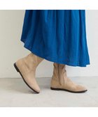 【リズ ラフィーネ/Riz raffinee】のRiz raffinee スタッズ付インヒールブーツ ベージュスエード|ID: prp329100004808817 ipo3291000000035549283