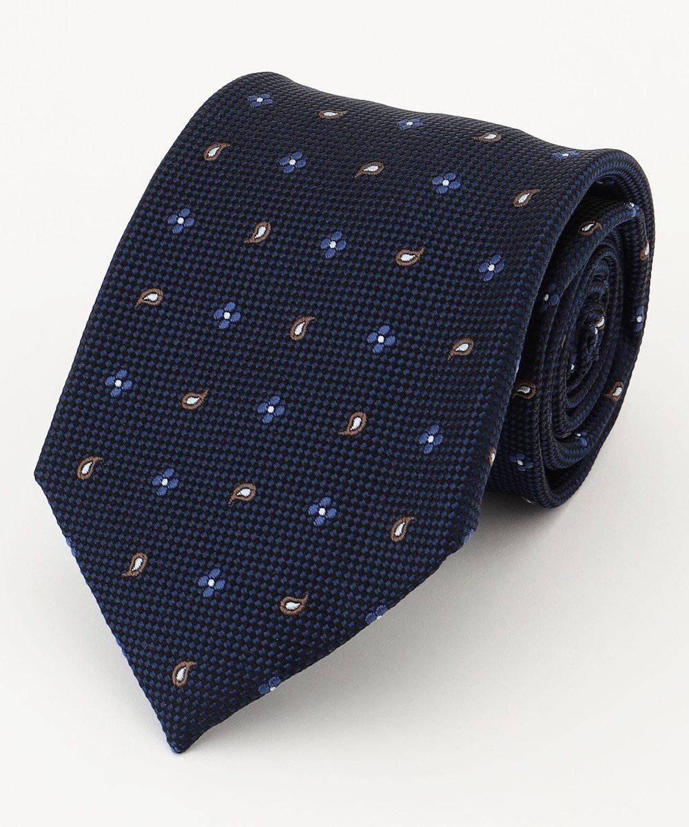 【ジェイ プレス/J.PRESS / MEN】の【VINTAGE JACQUARD COLLECTION】小紋柄 ネクタイ インテリア・キッズ・メンズ・レディースファッション・服の通販 founy(ファニー) ファッション Fashion メンズファッション Fashion for Men スーツ Suit, Formalwear エレガント 上品 Elegant 日本製 Made In Japan ネイビー系7|ID: prp329100004810032 ipo3291000000034911103