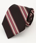 【ジェイ プレス/J.PRESS / MEN】の【STRUCTURE MIX COLLECTION】レジメンタル ネクタイ ダークブラウン系2|ID: prp329100004810033 ipo3291000000034911105