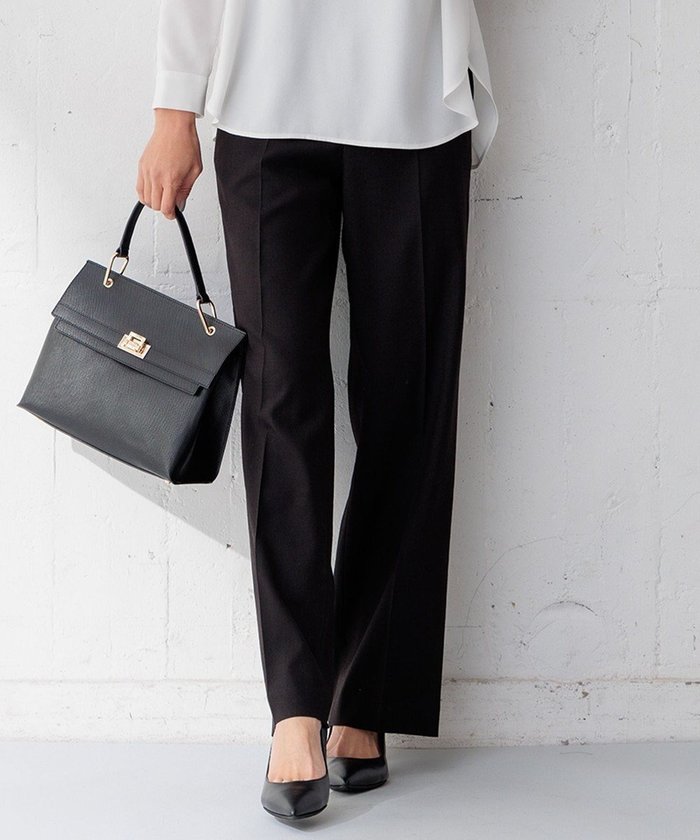 【23区/NIJYUSANKU】の【洗える/セットアップ対応】アイアスマットストレッチ セミワイド パンツ インテリア・キッズ・メンズ・レディースファッション・服の通販 founy(ファニー) https://founy.com/ ファッション Fashion レディースファッション Fashion for Women セットアップ Matching Sets レディースパンツ・ボトムス Pants & Trousers / Bottoms 春 Spring 洗える Machine Washable ジャケット Jacket, Outerwear ストレッチ Stretch, Stretchy Fabric セットアップ Set-Up, Coordinated Outfit テーパード Tapered, Tapered Pants テーラード Tailored, Tailored Fit フレア Flare, Flared ワイド Wide, Wide Fit S/S・春夏 SS, Spring/Summer, Warm Season 夏 Summer 2024年 2024 2024春夏・S/S Spring/Summer 2024 SS24 エレガント 上品 Elegant |ID: prp329100004811051 ipo3291000000034921633