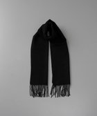 【アウロラ/AURORA】のfoulatelier フラトリエ カシミヤ起毛 無地マフラー ブラック|ID: prp329100004811056 ipo3291000000034921664