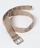 【ウィゴー/WEGO】のダブルハトメベルト ベージュ|ID: prp329100004811058 ipo3291000000034921677