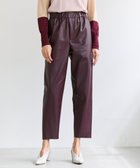 【ベイジ,/BEIGE,】のHYAL / フェイクレザーカービーラインイージーパンツ 人気、トレンドファッション・服の通販 founy(ファニー) ファッション Fashion レディースファッション Fashion for Women パンツ Pants & Trousers アンクル Ankle-Length Design シンプル Simple, Minimal ジャケット Jacket, Outerwear フェイクレザー Faux Leather, PU Leather リアル Real, Realistic 夏 Summer S/S・春夏 SS, Spring/Summer, Warm Season A/W・秋冬 Autumn/Winter thumbnail Bordeaux|ID: prp329100004811062 ipo3291000000034921693