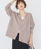 【アメリカンホリック/AMERICAN HOLIC】の【WEB限定】バイパチVネックルーズカーディガン Beige|ID: prp329100004811063 ipo3291000000034921699