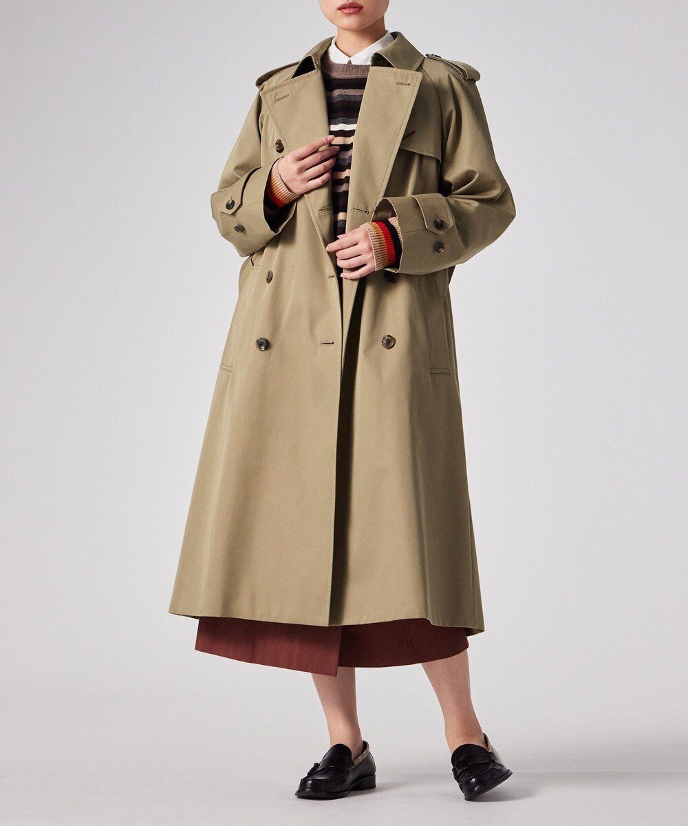 【ポール スミス/Paul Smith】のリラックス トレンチコート 人気、トレンドファッション・服の通販 founy(ファニー) 　ファッション　Fashion　レディースファッション　Fashion for Women　アウター　Coat / Outerwear Collection　コート・ロングコート・ピーコート　Long Coats, Peacoats & More　レディースジャケット・軽アウター　Jackets　トレンチコート / 春秋の定番アウター　Trench Coats　エレガント 上品　Elegant　キルト　Quilt, Quilted Fabric　ジャケット　Jacket, Outerwear　スリーブ　Sleeve, Long Sleeve / Short Sleeve　パイピング　Piping, Trim Design　フェミニン　Feminine, Girly　ライナー　Liner, Inner Layer　リラックス　Relax, Relaxed Fit　ロング　Long, Long-Length　ワイド　Wide, Wide Fit　夏　Summer　定番　Standard, Basic Item　S/S・春夏　SS, Spring/Summer, Warm Season　A/W・秋冬　Autumn/Winter　 other-1|ID: prp329100004811064 ipo3291000000034921702