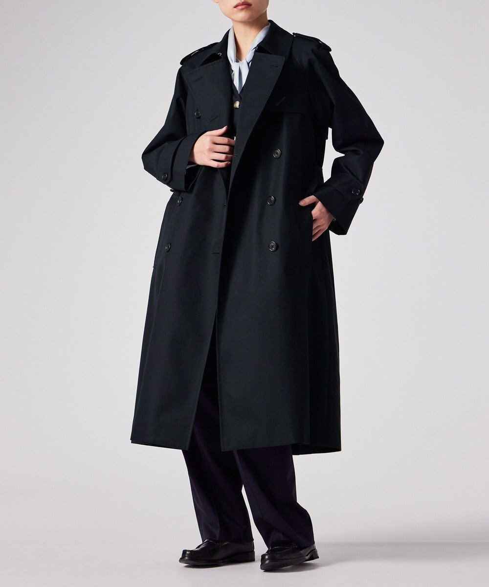 【ポール スミス/Paul Smith】のリラックス トレンチコート インテリア・キッズ・メンズ・レディースファッション・服の通販 founy(ファニー) 　ファッション　Fashion　レディースファッション　Fashion for Women　アウター　Coat / Outerwear Collection　コート・ロングコート・ピーコート　Long Coats, Peacoats & More　レディースジャケット・軽アウター　Jackets　トレンチコート / 春秋の定番アウター　Trench Coats　エレガント 上品　Elegant　キルト　Quilt, Quilted Fabric　ジャケット　Jacket, Outerwear　スリーブ　Sleeve, Long Sleeve / Short Sleeve　パイピング　Piping, Trim Design　フェミニン　Feminine, Girly　ライナー　Liner, Inner Layer　リラックス　Relax, Relaxed Fit　ロング　Long, Long-Length　ワイド　Wide, Wide Fit　夏　Summer　定番　Standard, Basic Item　S/S・春夏　SS, Spring/Summer, Warm Season　A/W・秋冬　Autumn/Winter　ネイビー|ID: prp329100004811064 ipo3291000000034921704