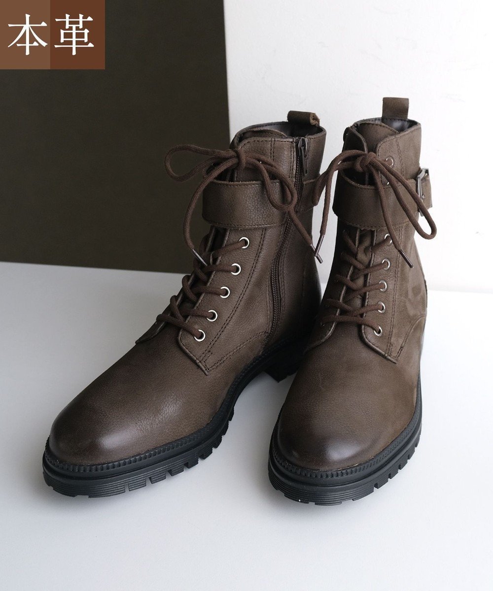 【ポインター/Pointer】の本革 足首ベルトレースアップブーツ インテリア・キッズ・メンズ・レディースファッション・服の通販 founy(ファニー) 　ファッション　Fashion　レディースファッション　Fashion for Women　ベルト&ウエストマーク　Belts & Waist Accessories　ショート　Short, Short Length　レース　Lace, Lace Fabric　ヴィンテージ　Vintage Style　A/W・秋冬　Autumn/Winter　ダークブラウン|ID: prp329100004811070 ipo3291000000034921724