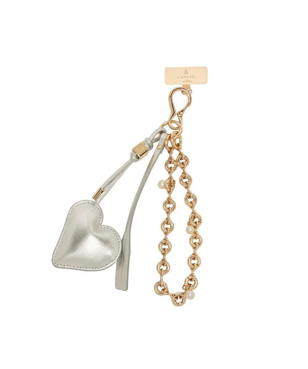 【ランバン オン ブルー/LANVIN en Bleu】のノエル チャーム インテリア・キッズ・メンズ・レディースファッション・服の通販 founy(ファニー) 　ファッション　Fashion　レディースファッション　Fashion for Women　アクセサリー　Fashion Accessories　スマホ　Smartphone, Mobile Device　チャーム　Charm, Pendant　パール　Pearl, Pearl Accent　プレート　Plate, Dish　モチーフ　Motif, Design Theme　エレガント 上品　Elegant　シルバー|ID: prp329100004811074 ipo3291000000034921733