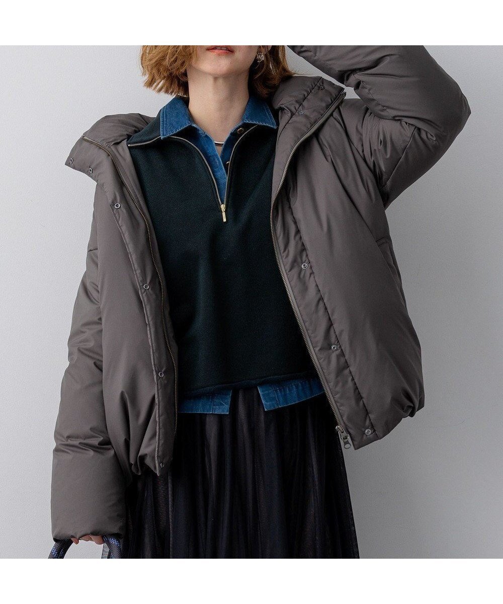 【23区/NIJYUSANKU】の【先行予約/WEB 一部店舗限定】ステッチレス フーデット ダウン インテリア・キッズ・メンズ・レディースファッション・服の通販 founy(ファニー) 　ファッション　Fashion　レディースファッション　Fashion for Women　アウター　Coat / Outerwear Collection　コート・ロングコート・ピーコート　Long Coats, Peacoats & More　レディースジャケット・軽アウター　Jackets　ジャケット　Jacket, Outerwear　スタイリッシュ　Stylish, Fashionable　タフタ　Taffeta, Structured Fabric　ダウン　Down, Puffer　ドローコード　Drawcord, Drawstring Cord　フォルム　Silhouette, Form　A/W・秋冬　Autumn/Winter　冬　Winter / This Winter　エレガント 上品　Elegant　2025年　2025　2025-2026秋冬・A/W　Autumn/Winter 2025–26 AW25–26　チャコールグレー系|ID: prp329100004811079 ipo3291000000034921752