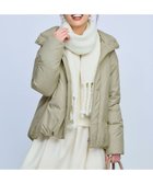 【23区/NIJYUSANKU】の【WEB 一部店舗限定】ステッチレス フーデット ダウン ライトセージグリーン系|ID:prp329100004811079