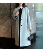 【23区/NIJYUSANKU】の【WEB 一部店舗限定】ウールモッサ チェスターコート 人気、トレンドファッション・服の通販 founy(ファニー) ファッション Fashion レディースファッション Fashion for Women アウター Coat / Outerwear Collection コート・ロングコート・ピーコート Long Coats, Peacoats & More レディースジャケット・軽アウター Jackets チェスターコート・ロング丈アウター Chester Coats / Chesterfield Long Coats 軽量 Lightweight, Ultra Light ショルダー Shoulder, Shoulder Strap ジャケット Jacket, Outerwear チェスターコート Chester Coat, Long Coat ドロップ Drop Shoulder, Dropped Style バランス Balance, Style Balance フォルム Silhouette, Form 冬 Winter / This Winter A/W・秋冬 Autumn/Winter エレガント 上品 Elegant 2025年 2025 2025-2026秋冬・A/W Autumn/Winter 2025–26 AW25–26 thumbnail スカイブルー系|ID: prp329100004811080 ipo3291000000035602561