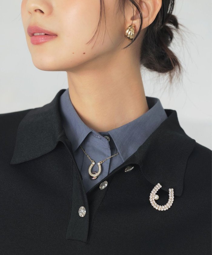 【組曲/KUMIKYOKU】の【2026年干支/開運コレクション】ホースシュープチ ネックレス インテリア・キッズ・メンズ・レディースファッション・服の通販 founy(ファニー) https://founy.com/ ファッション Fashion レディースファッション Fashion for Women ジュエリー Jewelry ネックレス Necklaces & Pendants おすすめ Recommended / Our Picks アクセサリー Fashion Accessories ギフト プレゼント Gift / Present コレクション Collection, Seasonal Line シンプル Simple, Minimal チェーン Chain, Chain Strap チャーム Charm, Pendant ネックレス Necklace, Pendant Necklace ビジュー Bijou, Jewel-like Accent ブローチ Brooch, Pin Brooch モチーフ Motif, Design Theme エレガント 上品 Elegant |ID: prp329100004811084 ipo3291000000035699109