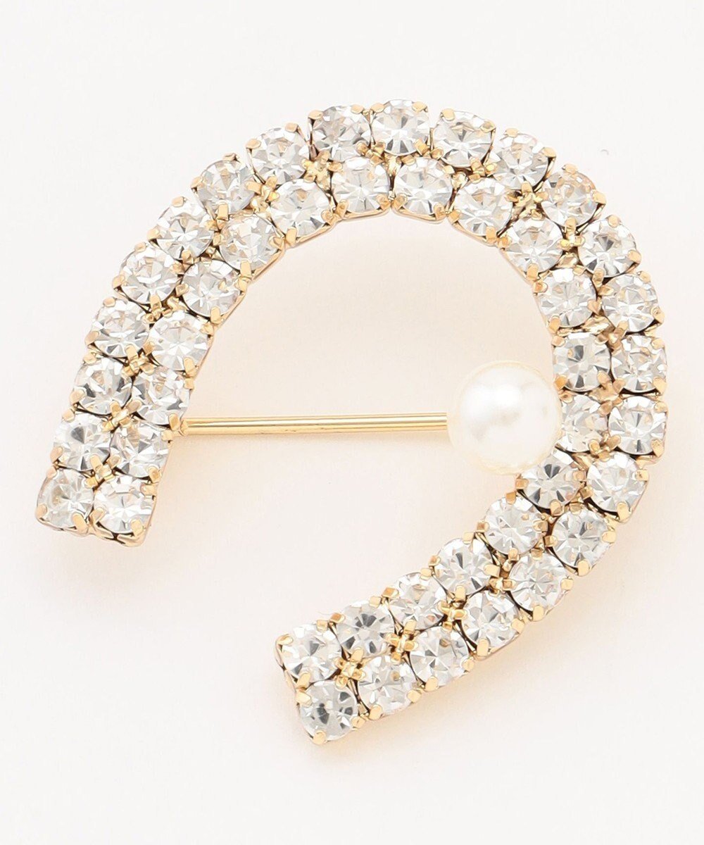 【組曲/KUMIKYOKU】の【先行予約・2026年干支コレクション】ホースシュービジュー ブローチ 人気、トレンドファッション・服の通販 founy(ファニー) 　ファッション　Fashion　レディースファッション　Fashion for Women　アクセサリー　Fashion Accessories　エレガント 上品　Elegant　コレクション　Collection, Seasonal Line　シンプル　Simple, Minimal　ジャケット　Jacket, Outerwear　チャーム　Charm, Pendant　ネックレス　Necklace, Pendant Necklace　パール　Pearl, Pearl Accent　ビジュー　Bijou, Jewel-like Accent　フォーマル　Formal, Dressy　ブローチ　Brooch, Pin Brooch　おすすめ　Recommended / Our Picks　ギフト プレゼント　Gift / Present　 other-1|ID: prp329100004811085 ipo3291000000034921766