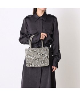 【アンビリオン/UNBILLION】のカシュカシュ cachecache / メタルビーズミニトートバッグ 人気、トレンドファッション・服の通販 founy(ファニー) ファッション Fashion レディースファッション Fashion for Women バッグ Bags カラフル Colorful Design シルバー Silver, Metallic Silver シンプル Simple, Minimal 財布 Wallet, Purse デニム Denim, Jeans Material ドレス Dress, One-Piece ハンド Hand, Handmade パーティ Party, Party Style ミックス Mix, Mixed Style モチーフ Motif, Design Theme 再入荷 Restock / Back in Stock エレガント 上品 Elegant 結婚式 Wedding 二次会 After Party |ID:prp329100004811093