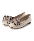 【モード エ ジャコモ/MODE ET JACOMO】のMODE ET JACOMO ラウンドリボンバレエシューズ 人気、トレンドファッション・服の通販 founy(ファニー) ファッション Fashion レディースファッション Fashion for Women オケージョン Occasion Wear グリッター Glitter, Sparkle サテン Satin, Glossy Fabric シューズ Shoes, Footwear バレエ Ballet, Ballet Style フラット Flat, Flat Shoes リボン Ribbon, Bow 日本製 Made In Japan 結婚式 Wedding ビジネス 仕事 通勤 Business / Work / Commuting thumbnail アイボリーキジ|ID: prp329100004811104 ipo3291000000034921825