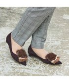 【モード エ ジャコモ/MODE ET JACOMO】のMODE ET JACOMO コンビファー付きフラットパンプス 人気、トレンドファッション・服の通販 founy(ファニー) ファッション Fashion レディースファッション Fashion for Women オケージョン Occasion Wear グリッター Glitter, Sparkle コンビ Combo, Combination Style シューズ Shoes, Footwear フラット Flat, Flat Shoes プレーン Plain, Simple ミックス Mix, Mixed Style ビジネス 仕事 通勤 Business / Work / Commuting 結婚式 Wedding thumbnail ダークブラウンスエード|ID: prp329100004811105 ipo3291000000034921828