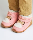 【ミキハウスホットビスケッツ/MIKI HOUSE HOT BISCUITS / KIDS】の【14-16cm】 かかと顔ドン あったかボア付き セカンドシューズ ピンク|ID: prp329100004811138 ipo3291000000034921935