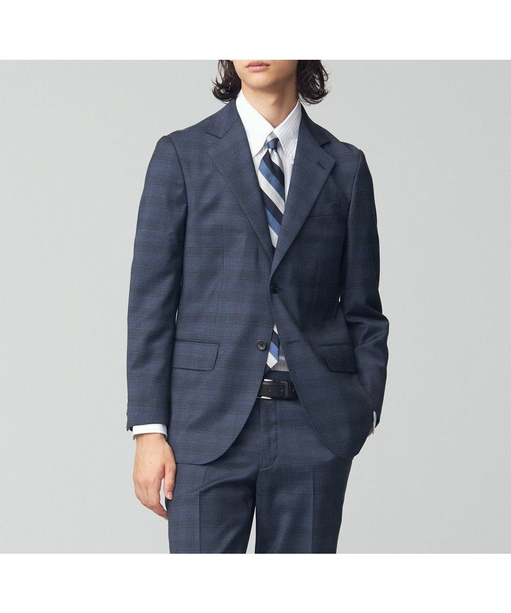 【ジェイ プレス/J.PRESS / MEN】の【J.PRESS MOVING】Albino Torello Viera グレナカートチェック ジャケット インテリア・キッズ・メンズ・レディースファッション・服の通販 founy(ファニー) 　ファッション　Fashion　メンズファッション　Fashion for Men　アウター　Men's Coats Outerwear　テーラードジャケット　Tailored Jackets & Blazers　イタリア　Italy　カッティング　Cutting Detail　ショルダー　Shoulder, Shoulder Strap　シルク　Silk, 100% Silk　シンプル　Simple, Minimal　ジャケット　Jacket, Outerwear　ストライプ　Stripe, Striped Pattern　ストレッチ　Stretch, Stretchy Fabric　スマート　Smart, Elegant　スーツ　Suit, Formalwear　セットアップ　Set-Up, Coordinated Outfit　定番　Standard, Basic Item　パイピング　Piping, Trim Design　ファブリック　Fabric, Textile　ブロード　Broadcloth, Fine Cotton　ポケット　Pocket, Pocket Detail　A/W・秋冬　Autumn/Winter　おすすめ　Recommended / Our Picks　ダルブルー系3|ID: prp329100004811143 ipo3291000000034921956