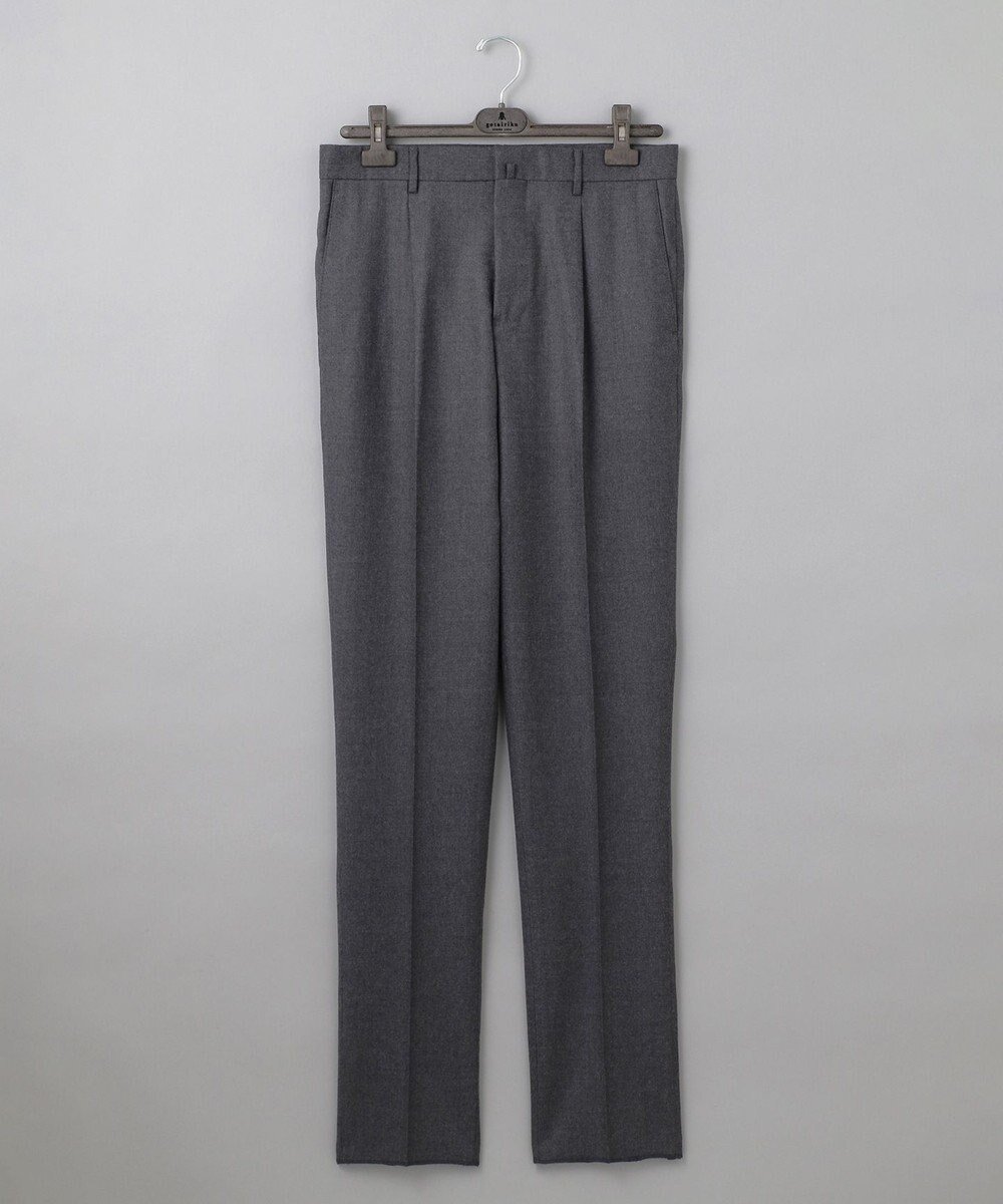 【五大陸/gotairiku / MEN】の【保温性/ストレッチ/シワになりにくい】サキソニーストレッチパンツ(1タック) インテリア・キッズ・メンズ・レディースファッション・服の通販 founy(ファニー) ファッション Fashion メンズファッション Fashion for Men ボトムス Bottoms ストレッチ Stretch, Stretchy Fabric テーパード Tapered, Tapered Pants レギュラー Regular, Standard Fit 人気 Popular, Best Seller 冬 Winter / This Winter A/W・秋冬 Autumn/Winter ライトグレー系|ID: prp329100004811144 ipo3291000000034921959