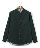 【ジェイ プレス/J.PRESS / MEN】のバンドカラーリバーシブル シャツ ダークグリーン系|ID: prp329100004811157 ipo3291000000034922091