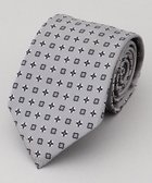 【五大陸/gotairiku / MEN】の【日本製】ネクタイ_小紋柄 ライトグレー系8|ID: prp329100004811158 ipo3291000000034922126