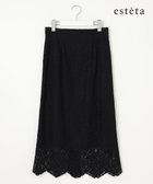 【23区/NIJYUSANKU】の【エステータ】コードレース スカート ブラック系|ID: prp329100004811160 ipo3291000000034922221