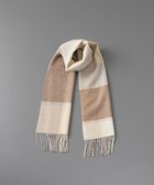 【アウロラ/AURORA】のfoulatelier フラトリエ カシミヤ起毛 チェックマフラー ベージュ|ID: prp329100004811163 ipo3291000000034922235