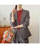 【エニィ スィス/any SiS】の【セットアップ対応】ビューティーツイルストレッチ ジャケット 人気、トレンドファッション・服の通販 founy(ファニー) ファッション Fashion レディースファッション Fashion for Women アウター Coat / Outerwear Collection レディースジャケット・軽アウター Jackets ノーカラージャケット / シンプル上品コーデ Collarless Jackets シンプル Simple, Minimal ジャケット Jacket, Outerwear ストレッチ Stretch, Stretchy Fabric スリット Slit, Slit Detail セットアップ Set-Up, Coordinated Outfit パウダー Powder, Soft Tone エレガント 上品 Elegant A/W・秋冬 Autumn/Winter ビジネス 仕事 通勤 Business / Work / Commuting thumbnail モカグレー|ID: prp329100004811164 ipo3291000000034922239