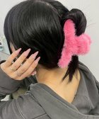 【ウィゴー/WEGO】のLファーバンス ピンク|ID: prp329100004811179 ipo3291000000034922357