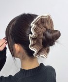 【ウィゴー/WEGO】のLパイピングニットシュシュ 人気、トレンドファッション・服の通販 founy(ファニー) ファッション Fashion レディースファッション Fashion for Women トップス・カットソー Cut & Sew Tops ニット Knit Tops & Sweaters シュシュ&ヘアアクセ/ヘアアレンジ Scrunchies & Hair Accessories おすすめ Recommended / Our Picks アクセサリー Fashion Accessories スマホ Smartphone, Mobile Device A/W・秋冬 Autumn/Winter thumbnail ブラウン|ID: prp329100004811184 ipo3291000000034922391