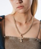 【ウィゴー/WEGO】のMモチーフラインストーンネックレス 柄1|ID: prp329100004811185 ipo3291000000034922396