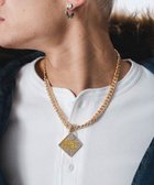 【ウィゴー/WEGO】のMモチーフラインストーンネックレス 柄2|ID: prp329100004811185 ipo3291000000034922397