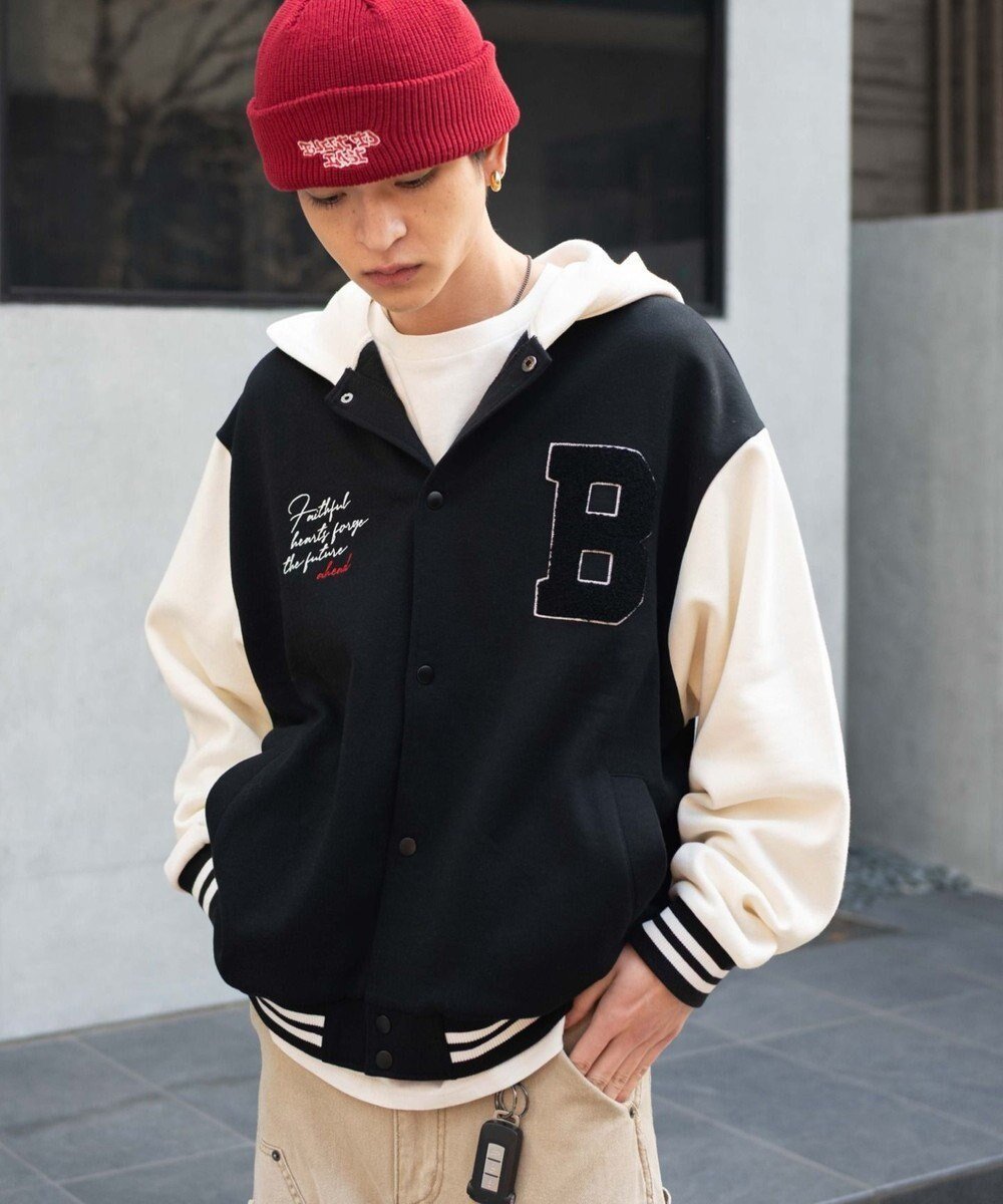 【ウィゴー/WEGO】の【ユニセックス着用ITEM】スウェットフードスタジャン インテリア・キッズ・メンズ・レディースファッション・服の通販 founy(ファニー) 　ファッション　Fashion　レディースファッション　Fashion for Women　アウター　Coat / Outerwear Collection　レディースジャケット・軽アウター　Jackets　インナー　Innerwear　春　Spring　秋　Autumn　ジャケット　Jacket, Outerwear　スウェット / スエット　Sweatshirt, Sweatwear　スニーカー　Sneakers, Trainers　スマホ　Smartphone, Mobile Device　デニム　Denim, Jeans Material　バランス　Balance, Style Balance　パーカー　Hoodie, Parka　ビッグ　Big, Oversized　フロント　Front, Front Design　ボトム　Bottoms, Lower Wear　リラックス　Relax, Relaxed Fit　ワイド　Wide, Wide Fit　冬　Winter / This Winter　S/S・春夏　SS, Spring/Summer, Warm Season　おすすめ　Recommended / Our Picks　夏　Summer　クリスマス X'mas　Christmas / X'mas　ブラック|ID: prp329100004811197 ipo3291000000034922464