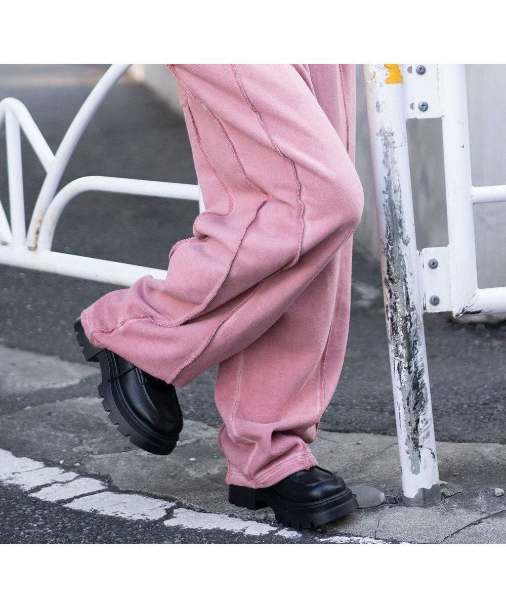 【ウィゴー/WEGO】の【ユニセックス着用ITEM/ウエストゴム】スウィッチングスウェットパンツ インテリア・キッズ・メンズ・レディースファッション・服の通販 founy(ファニー) 　ファッション　Fashion　レディースファッション　Fashion for Women　パンツ　Pants & Trousers　春　Spring　秋　Autumn　ジャケット　Jacket, Outerwear　スニーカー　Sneakers, Trainers　スマホ　Smartphone, Mobile Device　セットアップ　Set-Up, Coordinated Outfit　デニム　Denim, Jeans Material　定番　Standard, Basic Item　バランス　Balance, Style Balance　パーカー　Hoodie, Parka　ベーシック　Basic, Essential　リラックス　Relax, Relaxed Fit　冬　Winter / This Winter　S/S・春夏　SS, Spring/Summer, Warm Season　プチプライス・低価格　Affordable / Budget Price　夏　Summer　2026年　2026　ピンク|ID: prp329100004811204 ipo3291000000034922496