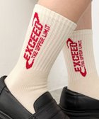 【ウィゴー/WEGO】のEXCEEDロゴリブソックス 人気、トレンドファッション・服の通販 founy(ファニー) ファッション Fashion レディースファッション Fashion for Women ソックス&靴下 Socks & Hosiery レッグウェア・ストッキング Legwear & Hosiery シンプル Simple, Minimal スタイリッシュ Stylish, Fashionable スニーカー Sneakers, Trainers スマホ Smartphone, Mobile Device ソックス Socks, Hosiery thumbnail ホワイトアイボリー|ID: prp329100004811205 ipo3291000000034922502