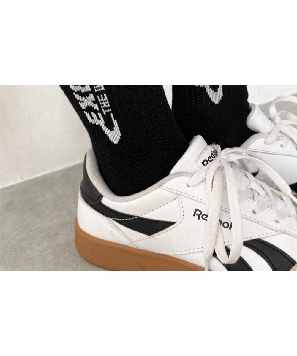 【ウィゴー/WEGO】のEXCEEDロゴリブソックス インテリア・キッズ・メンズ・レディースファッション・服の通販 founy(ファニー) 　ファッション　Fashion　レディースファッション　Fashion for Women　ソックス&靴下　Socks & Hosiery　レッグウェア・ストッキング　Legwear & Hosiery　シンプル　Simple, Minimal　スタイリッシュ　Stylish, Fashionable　スニーカー　Sneakers, Trainers　スマホ　Smartphone, Mobile Device　ソックス　Socks, Hosiery　ブラック|ID: prp329100004811205 ipo3291000000034922504