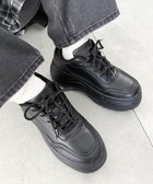 【ウィゴー/WEGO】の厚底スニーカー 人気、トレンドファッション・服の通販 founy(ファニー) ファッション Fashion レディースファッション Fashion for Women おすすめ Recommended / Our Picks シューズ Shoes, Footwear シンプル Simple, Minimal スニーカー Sneakers, Trainers スマホ Smartphone, Mobile Device 厚底 Platform Shoes thumbnail ブラック|ID: prp329100004811206 ipo3291000000034922507